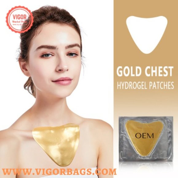 COPY - Hydrogel Gel Anti Wrinkle Gold Collagen Decollete Chest Pad - Picture 8 of 11